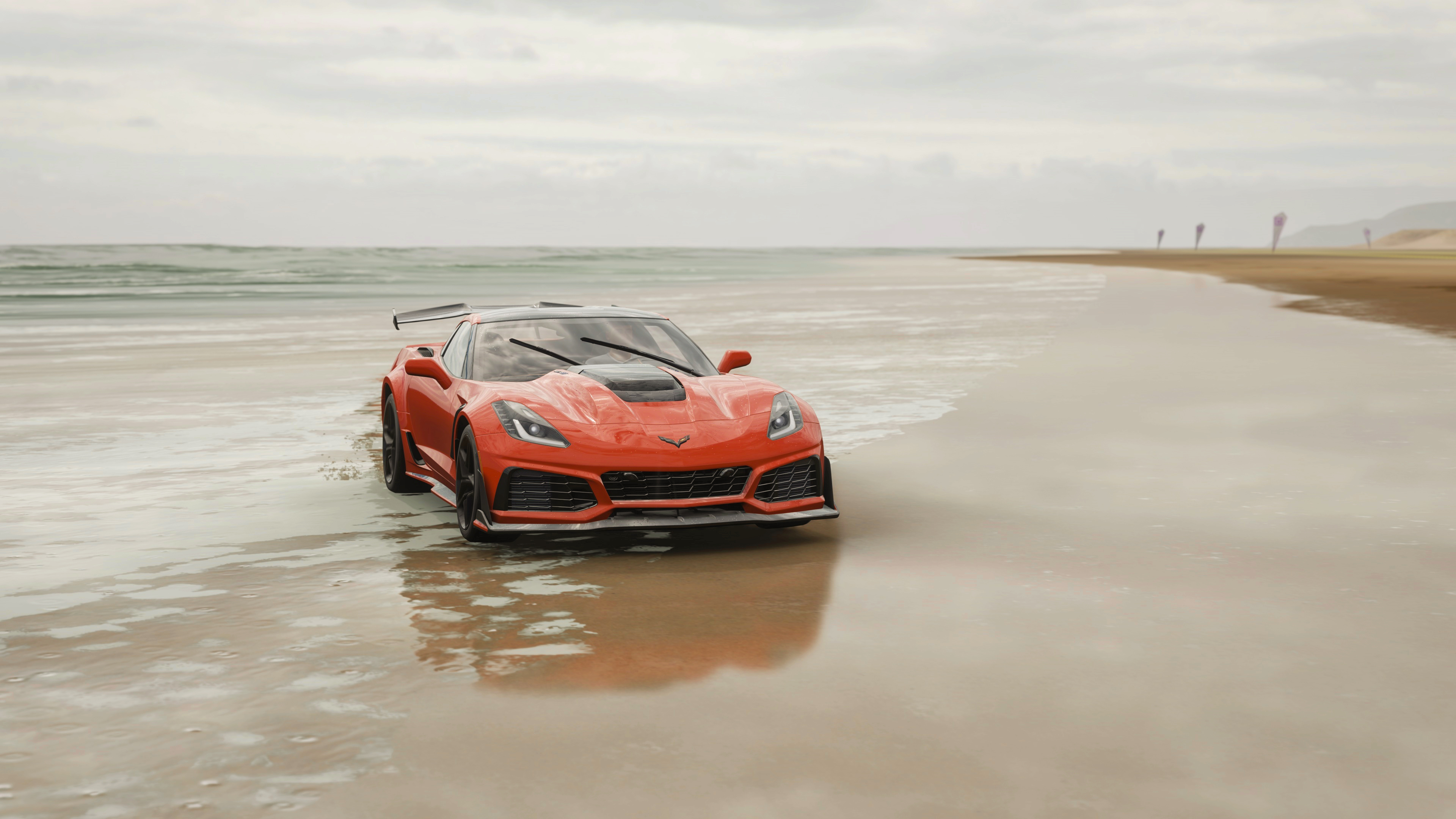 Chevrolet Corvette ZR1 2019 Beach Paddling